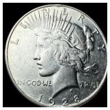 1923-S Silver Peace Dollar CLOSELY UNCIRCULATED
