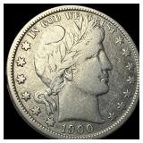 1900-O Silver Half Dollar (Barber) LIGHTLY CIRCULA