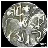 India Rajput 700-1000  Silver Jital NEARLY UNCIRC