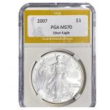 2007 Silver Eagle PGA MS70