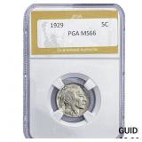 1929 Buffalo Nickel PGA MS66