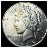 1935 Silver Peace Dollar UNCIRCULATED