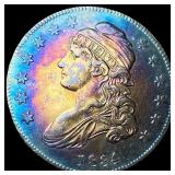 1834 Capped Bust Half Dollar 50C CLOSELY UNCIRCULA