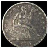 1877 Seated Liberty Half Dollar ABOUT UNCIRCULATED