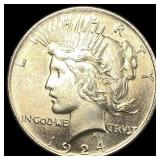1924 Silver Peace Dollar UNCIRCULATED