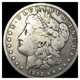 1892-S Silver Morgan Dollar LIGHTLY CIRCULATED
