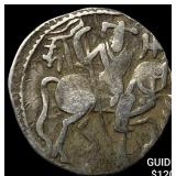 700-1000 AD India Rajput Silver Jital NEARLY UNCIR