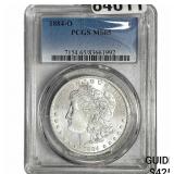 1884-O Morgan Silver Dollar PCGS MS65