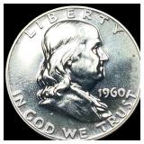 1960 Franklin Silver Half Dollar CHOICE PROOF