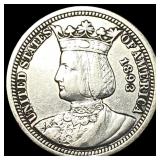 1893 Columbian Exposition Quarter Dollar Token NEA