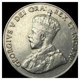 1925 Canada Nickel 5 Cents NEARLY UNCIRCULATED