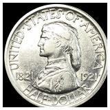 1921 Missouri Centennial Half Dollar CLOSELY UNCIR