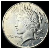 1924-S Silver Peace Dollar UNCIRCULATED