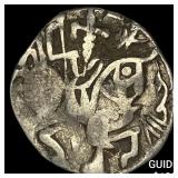 India Rajput 700-1000  Silver Jital NEARLY UNCIRC