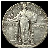 1920-S Silver Standing Liberty Quarter LIGHTLY CIR