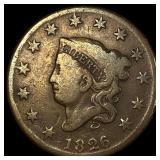 1826 Large Cent LIGHTLY CIRCULATED