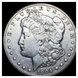1904-S Silver Morgan Dollar LIGHTLY CIRCULATED