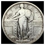 1917 Type 1 Standing Liberty Quarter LIGHTLY CIRCU