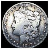 1892-S Silver Morgan Dollar NICELY CIRCULATED