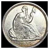 1837 Silver Half Dime (No Stars) CHOICE AU