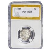 1937 Buffalo Nickel PGA MS67
