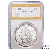 1888-O Morgan Silver Dollar PGA MS64+