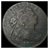 1800 Draped Bust Large Cent ABOUT UNCIRCULATED