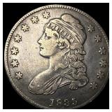 1835 Capped Bust Half Dollar NEARLY UNCIRCULATED
