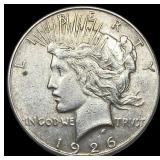 1926-S Silver Peace Dollar CLOSELY UNCIRCULATED