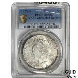 1925-S Silver Peace Dollar PCGS MS62 VAM 2 DDR