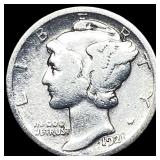 1921 Mercury Dime LIGHTLY CIRCULATED