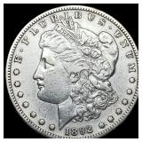 1892-S Silver Morgan Dollar LIGHTLY CIRCULATED