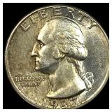 1937 Washington Silver Quarter UNCIRCULATED