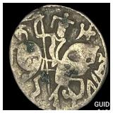 India Rajput 700-1000  Silver Jital NEARLY UNCIRC