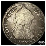 1779 Colonial Spain Silver 4 Reales NEARLY UNCIRCU