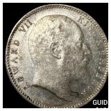 1903 India Silver One Rupee UNCIRCULATED