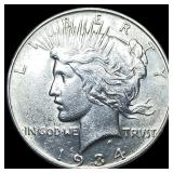 1934 Silver Peace Dollar UNCIRCULATED