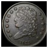 1835 Copper Half Cent CLOSELY UNCIRCULATED