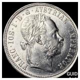 1888 Hungary Silver Forint UNCIRCULATED