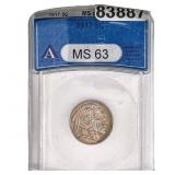 1917 Buffalo Nickel ANACS MS63