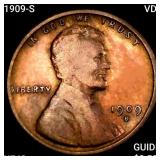 1909-S VDB Wheat Cent NEARLY UNCIRCULATED