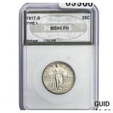 1917-S Standing Liberty Quarter NGS MS65 FH