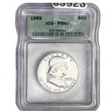 1959 Franklin Half Dollar ICG PR67