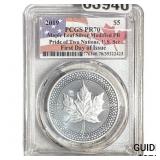 2019 Canada 1oz Silver $5 Maple Lead Mod. PR PCGS