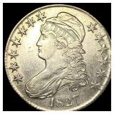 1827 Capped Bust Half Dollar CLOSELY UNCIRCULATED