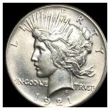 1921 Silver Peace Dollar UNCIRCULATED