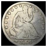 1854-O Silver Half Dollar NICELY CIRCULATED