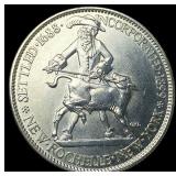 1938 Silver Half Dollar New Rochelle Commemorative