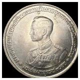 1965 Thailand Silver 20 Baht UNCIRCULATED