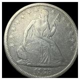 1875-S Silver Half Dollar LIGHTLY CIRCULATED